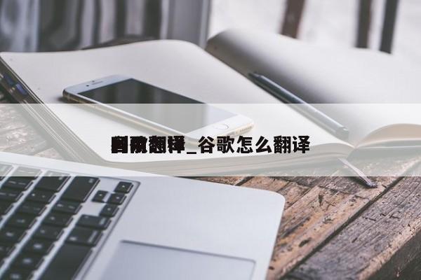 国内怎样利用谷歌翻译_谷歌怎么翻译（让谷歌翻译在国内用）